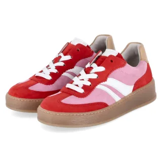 Gabor Low Sneaker - Gr. 37 - Rosa - Rauleder