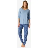 Schiesser Pyjama Nightwear Serie (2 tlg) Schlafanzug, Pyjama Set