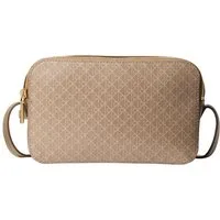 Calvin Klein Mini Bag AOP ELONGATED CAMERA BAG, kleine Damen-Umhängetasche, Schultertasche mit Monogramm-Print