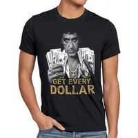 style3 T-Shirt Scarface Tony Dollar Montana pablo escobar al pacino gangster usa