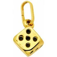 Adelia´s Kettenanhänger Anhänger Würfel 333 Gold (8K), Goldanhänger Würfel