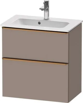 Duravit D-Neo Waschtischunterbau wandhängend Basalt Matt 610x372x625 mm - DE4368004430000 DE4368004430000