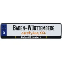 Hermann Schütz Kennzeichenhalter Design Kennzeichenrahmen Bundesland Baden-Württemberg 1 Stück