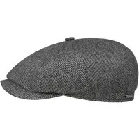 Stetson Flat Cap (1-St) Schirmmütze mit Schirm, Made in the EU