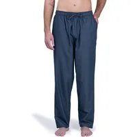 Moonline Schlafhose Herren Webhose Freizeithose Loungewear aus 100% Baumwolle
