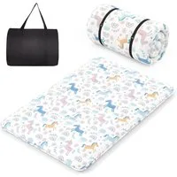 Futonmatratze, COSTWAY, 10 cm hoch, Futon Matratze, Tatami-Matte, Klappmatratze, 140x200cm