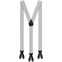 ZUKUNFTSENKEL Hosenträger Hosenträger Herren 3,5 cm Breite Y-Form mit Knopfverschluss (Deutsche Produktion, Komfortabel) Lederriemen Knopfverschluss, ohne Clips