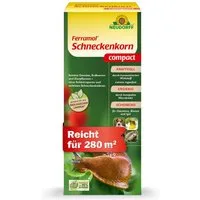 Neudorff Pflanzenstärkungsmittel Ferramol Schneckenkorn compact 700g für 280m², Zuverlässiger Schneckenschutz an allen Gemüse-, Obst- und Zierpflanzen, extrem regenfest, keine Wartezeit bis zur Ernte, schont Igel, Vögel, Regenwürmer, Bienen und ander