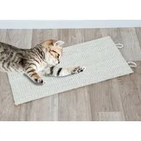 Meinposten Kratzbrett Katzenkratzbrett 50x22 cm Eckkratzbrett Kratzbaum Katzen Katze Sisal, (1-tlg), Höhe: 50 cm Höhe mit Ösen: 57 cm Gesamtbreite: 22 cm Dicke: 2 cm
