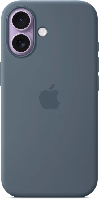 Apple iPhone 17 Silikon Case mit MagSafe maritimblau