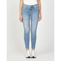 GANG Relax-fit-Jeans 94AMELIE CROPPED aus robustem Gabardine Stretch