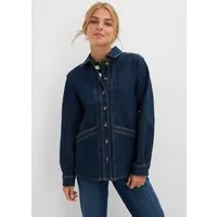 bonprix Jeansjacke Regular Fit, Langarm, aus Baumwolle, Casual-Stil