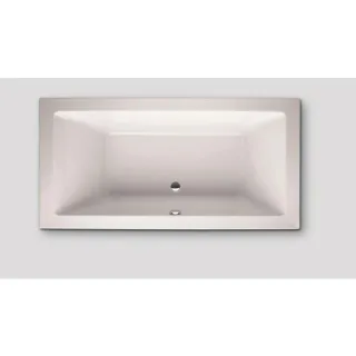 Hoesch Scelta Badewanne 3669.010 180 x 80 cm, weiß, Überlauf mittig