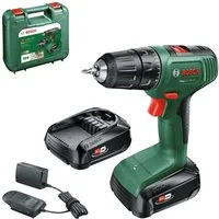 Bosch Home & Garden Akku-Bohrschrauber Easydrill 18V-40, Inkl. Koffer, mit 2 Akkus 18V/2Ah und Ladegerät