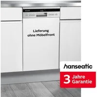 Hanseatic teilintegrierbarer Geschirrspüler HGTI4582D10J7736ES, 10 Maßgedecke, inkl. 3 Jahre Herstellergarantie
