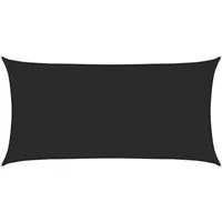 vidaXL Sonnensegel Sonnensegel 160 g/m² Schwarz 3x6 m HDPE, (1-tlg)