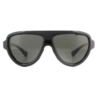 Moncler Lunettes De Soleil ML0089 01D Smoke Noir Smoke Polarisé