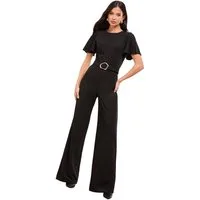 LIPSY Jumpsuit Lipsy Overall mit Gürtel und Metalldetails Regular (1-tlg)