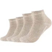 Camano Kurzsocken ca-soft (4-Paar) mit weichen Komfortbündchen