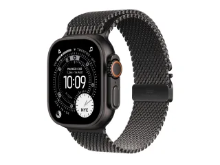 Apple Watch Ultra 3 schwarz mit Milainaise-Armband Large schwarz | mf1t4qf/a |