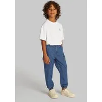 Calvin Klein Jeans Jogginghose VIBRANT BLUE DENIM JOGGER mit Cargotaschen