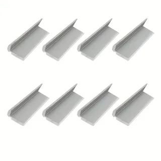 T Slot Panel Brackets Compatible 8pcs for 2020 Aluminum Extrusion Frame Quick Connect System for Industrial Shelves DIY