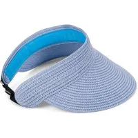styleBREAKER Visor Papierstroh Visor Cap Einfarbig (1-St)