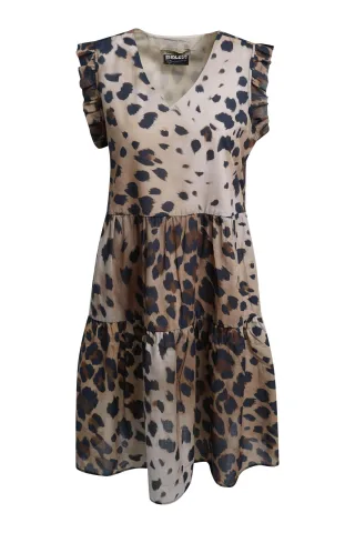 Smith&Soul - V-neck Dress Ruffle Sleeve - Gr. - M