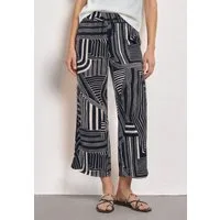 STREET ONE Culotte Style Emee 7/8 High Waist Culotte - Sommerhose - mit Muster