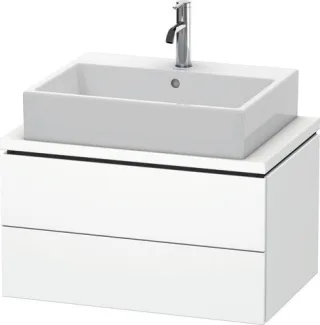 Duravit L-Cube Konsolenwaschtischunterbau wandhängend Weiß Matt 720x477x400 mm - LC580601818 LC580601818