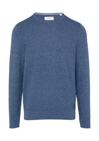 s.Oliver Red Label - Strickpullover blau - Gr. - S