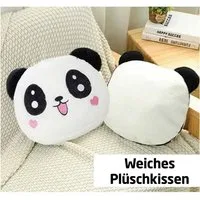 Jungengel Plüschfigur Niedliches Panda Plüschkissen 30x30 cm – Weich, Waschbar, Kuschelig, Weiches Panda-Kissen aus Plüsch 30×30 cm, kuschelig, waschbar