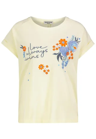 Authentic Style - RE9CIFQtU2hpcnQgUHJpbnQg pastel yellow - Gr. - M