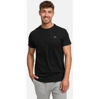 Indicode T-Shirt Herren Kloge Shirt Tee Herrenshirt mit dezentem Label-Detail auf der Brust