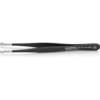 KNIPEX Positionierpinzette ESD 122 mm Geriffelt - 920879ESD