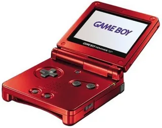 Nintendo Game Boy Advance SP flame red