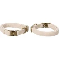 Flamingo Hunde-Halsband Hundehalsband Janka beige