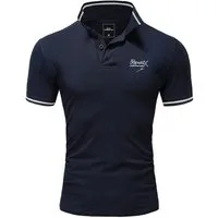 REPUBLIX Poloshirt GABRIEL Herren Basic Kurzarm Kontrast Polo Hemd