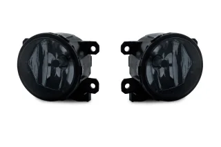 2x Nebelscheinwerfer NSW Schwarz Smoke H16 Birnen SET Links + Rechts für Peugeot