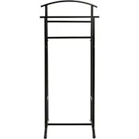HAKU Herrendiener Anzugständer, Dressboy, Kleiderboy, Kleiderbutler, Stiller Diener, (1 St), Freiform - aus Metall -B/T/H 48/36/107 cm
