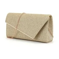Cachito Abendtasche Damen Clutch, Umschlag Clutch, elegante Handtasche, Braut Clutch, geeignet für Hochzeiten, Partys und Bankette