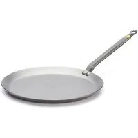 de Buyer Bratpfanne Mineral B, Crêpes-Pfanne 24 cm - Eisen mit Bienenwachsbeschichtung -