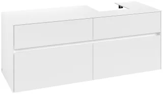 Villeroy & Boch Waschtischunterschrank Collaro C10200 1400x548x500mm White Matt C10200MS