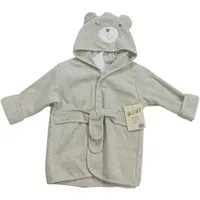 VewoTex Babybademantel Frottée mit Tiergesicht » Morgenmantel & Kleinkinder Badetuch, 100% Baumwolle » mit Kapuze und Gürtel