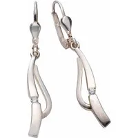 Firetti Paar Ohrhänger Schmuck Geschenk Silber 925 Ohrschmuck Patentbrisur, mit Zirkonia (synth)