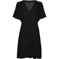 Vero Moda Blusenkleid Alba (1-tlg) Drapiert/gerafft