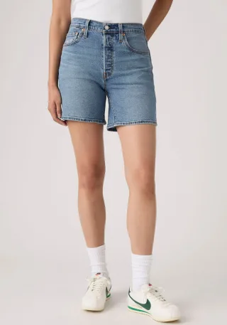 Levis Shorts "501 MID THIGH SHORT" im Five-Pocket Style