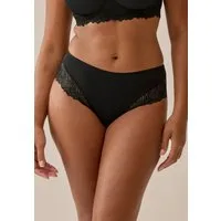 Naturana Hipster The Friday mit Spitze, feminin, eng, bequem, elastisch, hüfthoch geschnitten