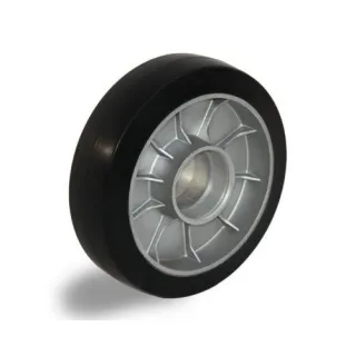 Lenkrad 160x50 mm, Alu/ Gummi, f?r HanseLifter Hubwagen DB-01