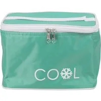 Koopman Thermobehälter Kühltasche Kühlbox Mini Getränkekühler Isotasche 15 x 21 x 15 cm Bunt, Polyester, (Stück, 1-tlg., Packung), Grün, 4L Volumen, mit Tragegriff, Camping